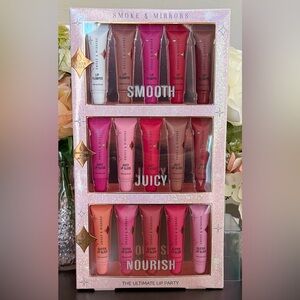 🆕💋 SMOKE AND MIRRORS LIMITED EDITION THE ULTIMATE LIP PARTY 15-PIECE COLLECTION